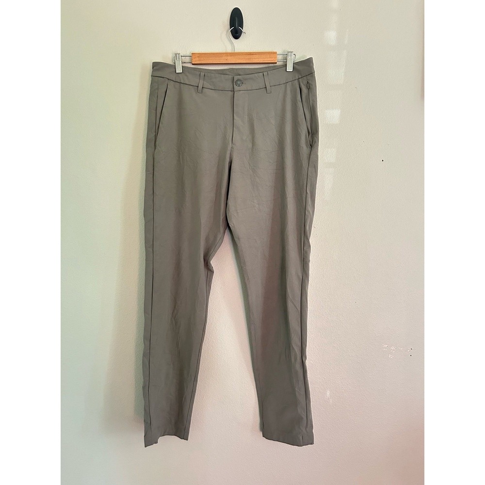 Lululemon ABC Pants Mens 34x30.5 Beige Slim Fit Performance Warpstreme LM5439S